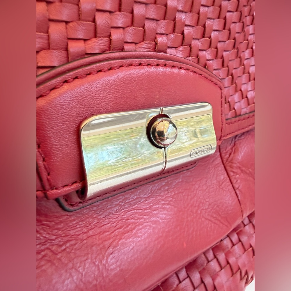 Coach ‘Kristin Woven Leather Hobo’ - Picture 3 of 13